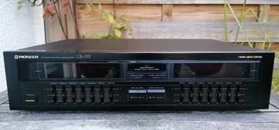 Pioneer GR-555 7-Band Stereo Graphic EQ Hi-Fi Equalizer 7+7 Spektrum Analyzer