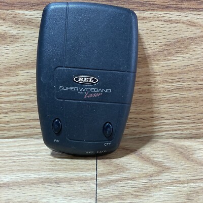 Bel Tronics 610i Black Super Wideband with Laser Integrated Radar