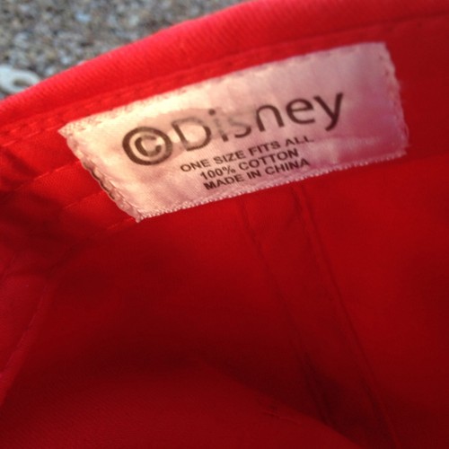 Disney Vacation Club Member Hat Baseball Cap Red Tropical Island Adjustable DVC - Picture 10 of 10