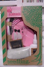 SEEDLING My Fuzzy Flamingo stuffed animal craft kit