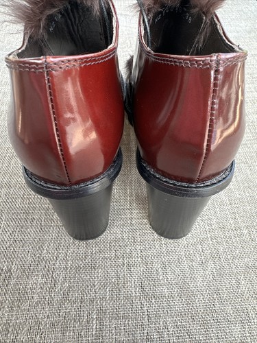 AGL Attilio Giusti Leombruni Damenschuhe Größe 8 Oxford-Absätze mit Fellbesatz Rolo " - Bild 7 von 23