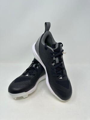 adidas Kid's Adizero Instinct TP Cleats - US:2.5, Black/Grey, J3(B641T)