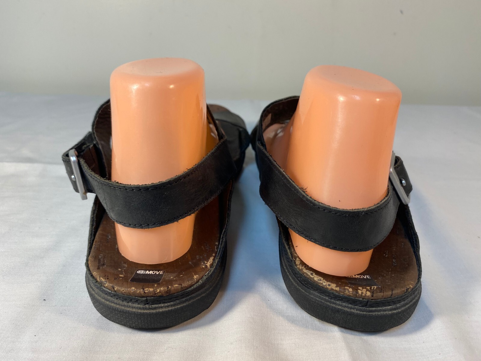 Merrell Around Town 2 cinturini sandali donna pelle nera slingback on US 11