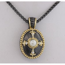 VICTORIAN VINTAGE-LOOK ORNAMENT BEAUTY STATEMENT NECKLACE PENDANT FASHION