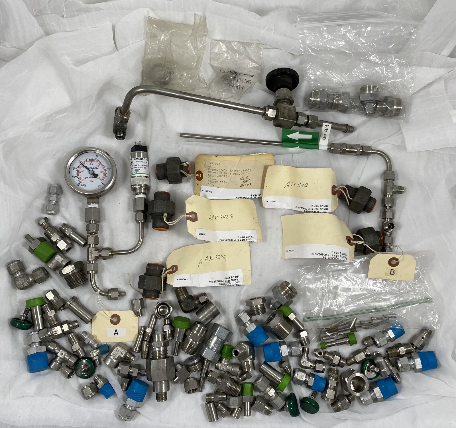 SWAGELOK, CAJON, OTHERS GAUGE, FITTINGS, VALVE, STAINLESS STEEL / OTHER