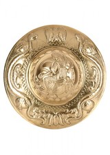 Battle-Merchant R&ouml;mischer Schildbuckel handgetrieben Messing Scutum R&ouml;merschild