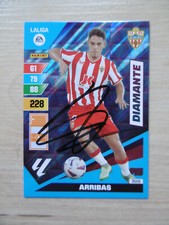 Sergio Arribas autograph signed TC Topps La Liga "UD Almeria 23/24"