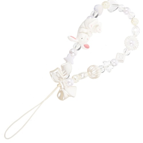 Mobile Phone Decorative Wrist Rope Charm Strap Cute Bunny Accessories - Zdjęcie 9 z 12