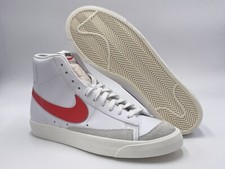NIKE W BLAZER MID '77 WHITE/HABANERO RED-SAIL CZ1055 101 US WMN SZ 10.5