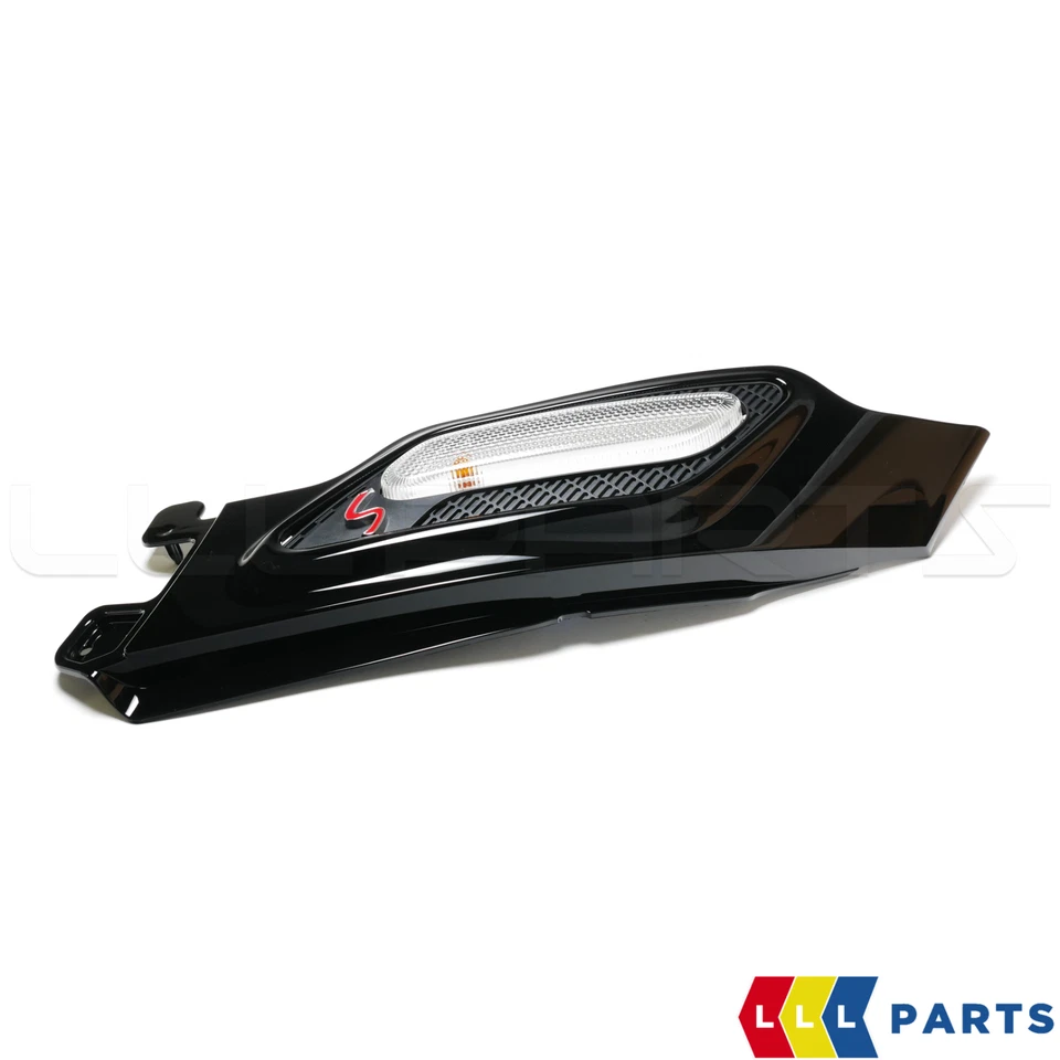 MINI GENUINE R60 R61 COUNTRYMAN PACEMAN S GLOSS BLACK TURN SIGNAL TRIM SET PAIR - Image 4 of 4