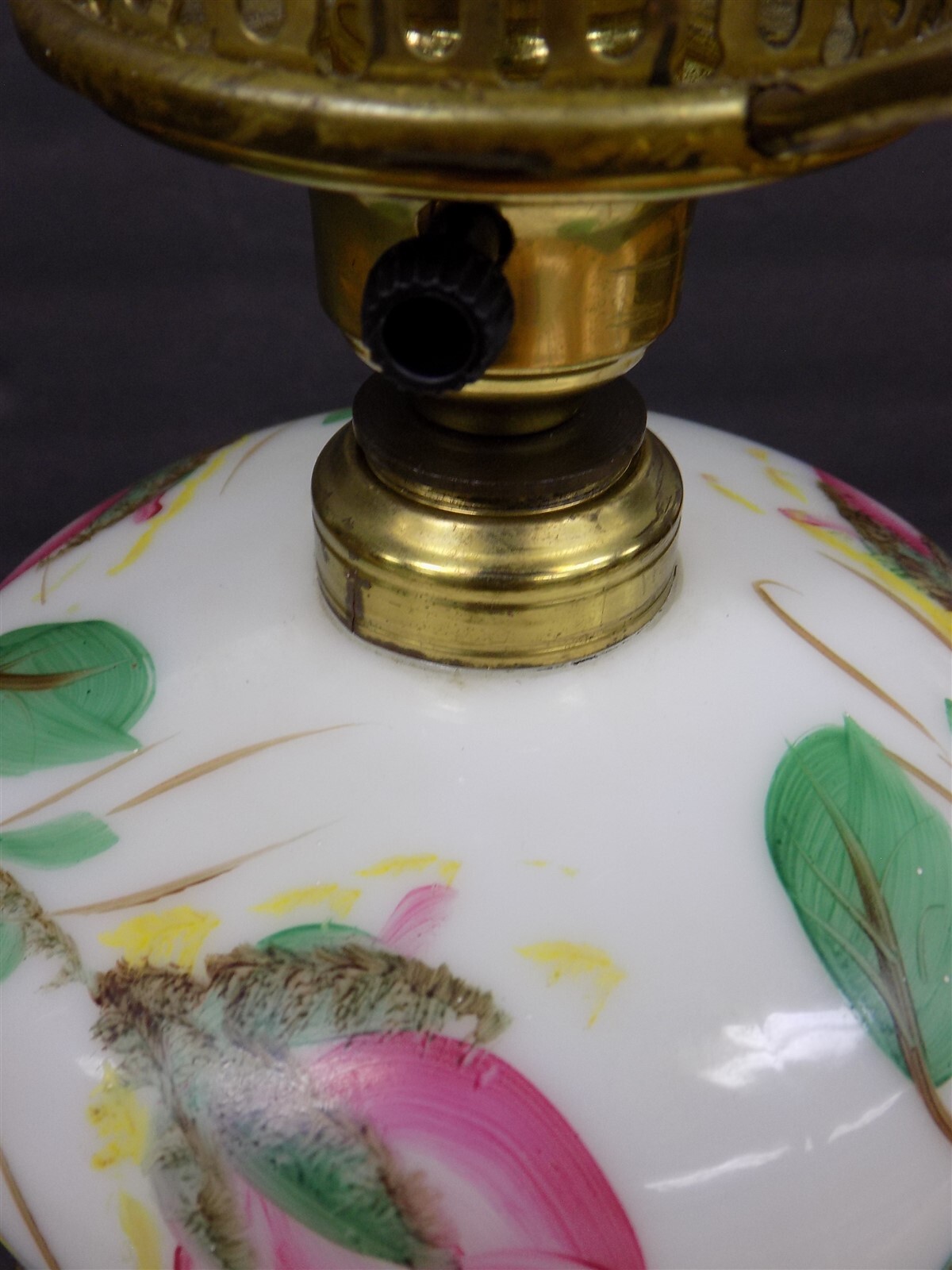 Antique Vintage GWTW Gone with the Wind Hurricane Lamp eBay