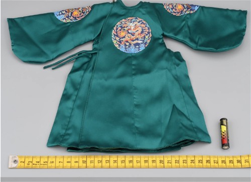 Robe Green for KONGLINGGE KLG-R030B Zheng Chenggong King Yanping 1/6th Scale - Picture 9 of 10