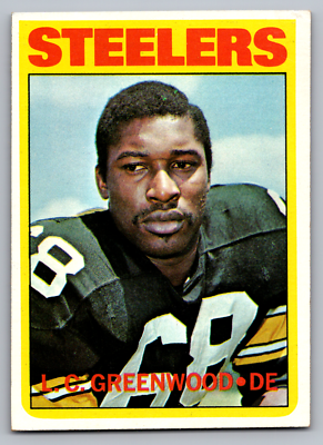 #ad 1972 TOPPS #101 L. C. GREENWOOD STEELERS ROOKIE $11.00