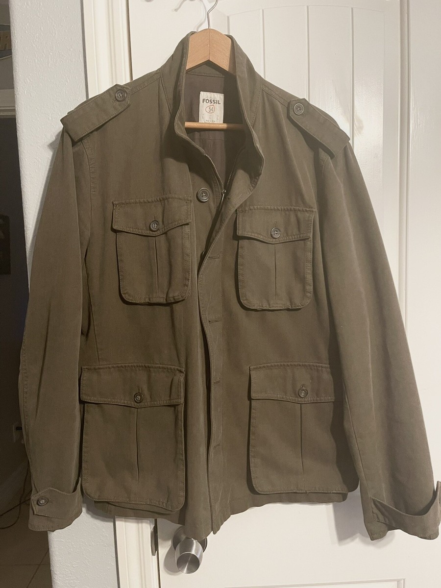Fossil Military Jacket (sz L - mens) | eBay