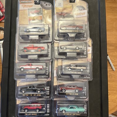 Greenlight Vintage Ad Cars  Lot Of 10