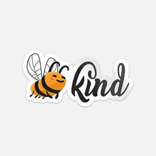 Bee Kind Car Bumper Vinyl Sticker Decal