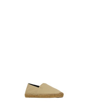 SAINT LAURENT $630 Men's Biscuit Cotton Espadrilles New & Authentic