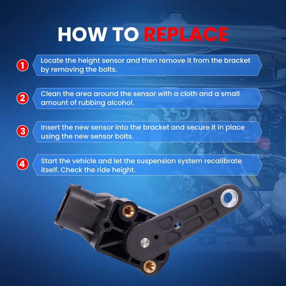 Sensor de nível de altura dianteiro e traseiro 2* para Mercedes-Benz C230 ML500 AMG E320 - Imagem 2 de 4