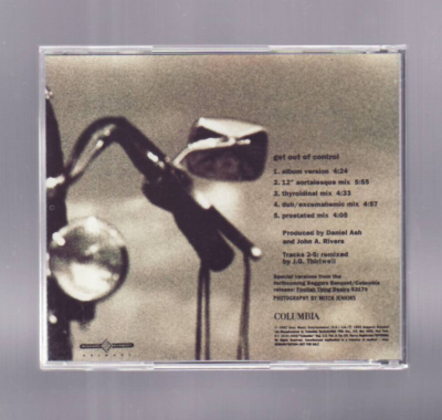 CD) DANIEL ASH - Get Out Of Control / 5 Trk / PROMO | eBay