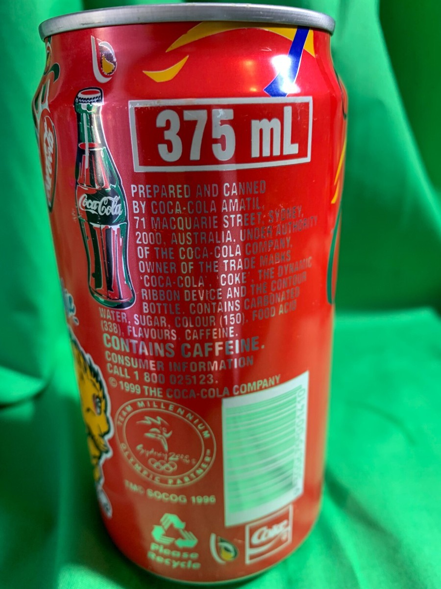 SYDNEY 2000 Olympic Games Limited Edition Coca Cola Can