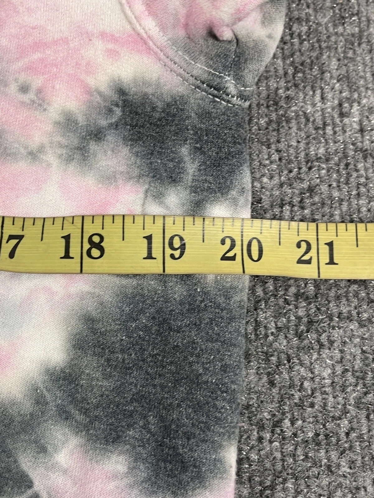 VETEMENTS Artist Union Abbigliamento Felpa con Cappuccio Donna Piccola Tie Dye Splash Color Block N159