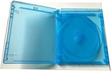 New 1 MegaDisc 15mm Blu-ray Replacement Case Holds 3 Discs (3 Tray) Premium