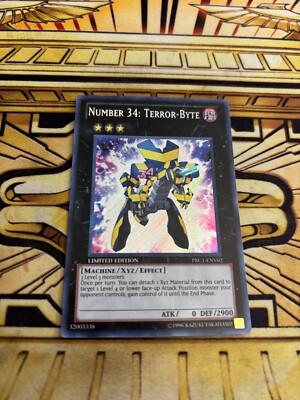 Yugioh Nummer 34: Terror-Byte PRC1-ENV02 Secret Rare