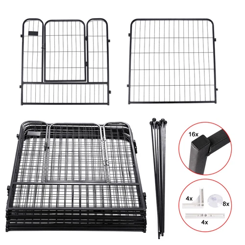 32" 8 Panel Pet Dog Playpen Cage Enclosure Exercise Cat Puppy Metal Fence AU - Picture 9 of 19