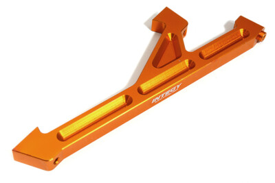 Bras Inférieurs Avant Usinés (billet) Pour Losi Lasernut U4 1/10 - Réf C31334ORANGE - Couleur Orange - Neuf Sous Blister