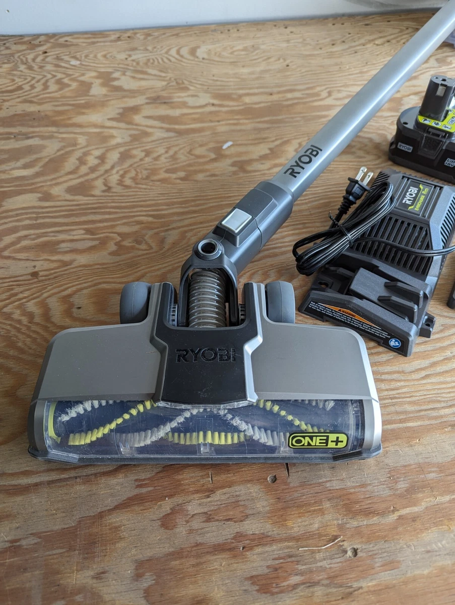 Ryobi P7181K 18V One Brushless Stick Vacuum Kit with Battery Charger P7181
