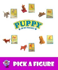 Puppy in my Pocket with Card  LOADS TO CHOOSE FROM Vintage 1994 M.E.G. Toys