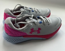 Under Armour GGS Charged Rogue 3 Shoes Girl's Size 7Y Sneakers White Pink New