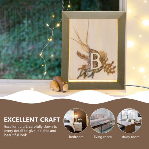 LED Light Frame Decorative Photo Wooden Night up Picture Frames That - Picture 7 of 12