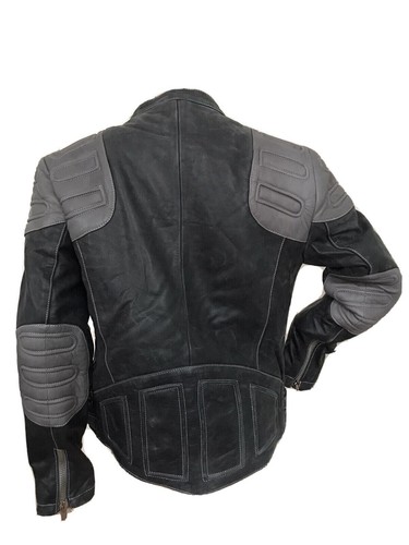 TOPSHOP UNIQUE RARE GREY LEATHER MOTO BIKER JACKET S/M UK 8-14 EU 36-42 NEW £350 - Picture 10 of 12