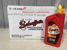 12 Schaeffer's Oil Supreme 706 Synthetic Plus 2-Cycle TC-W3 12 quarts