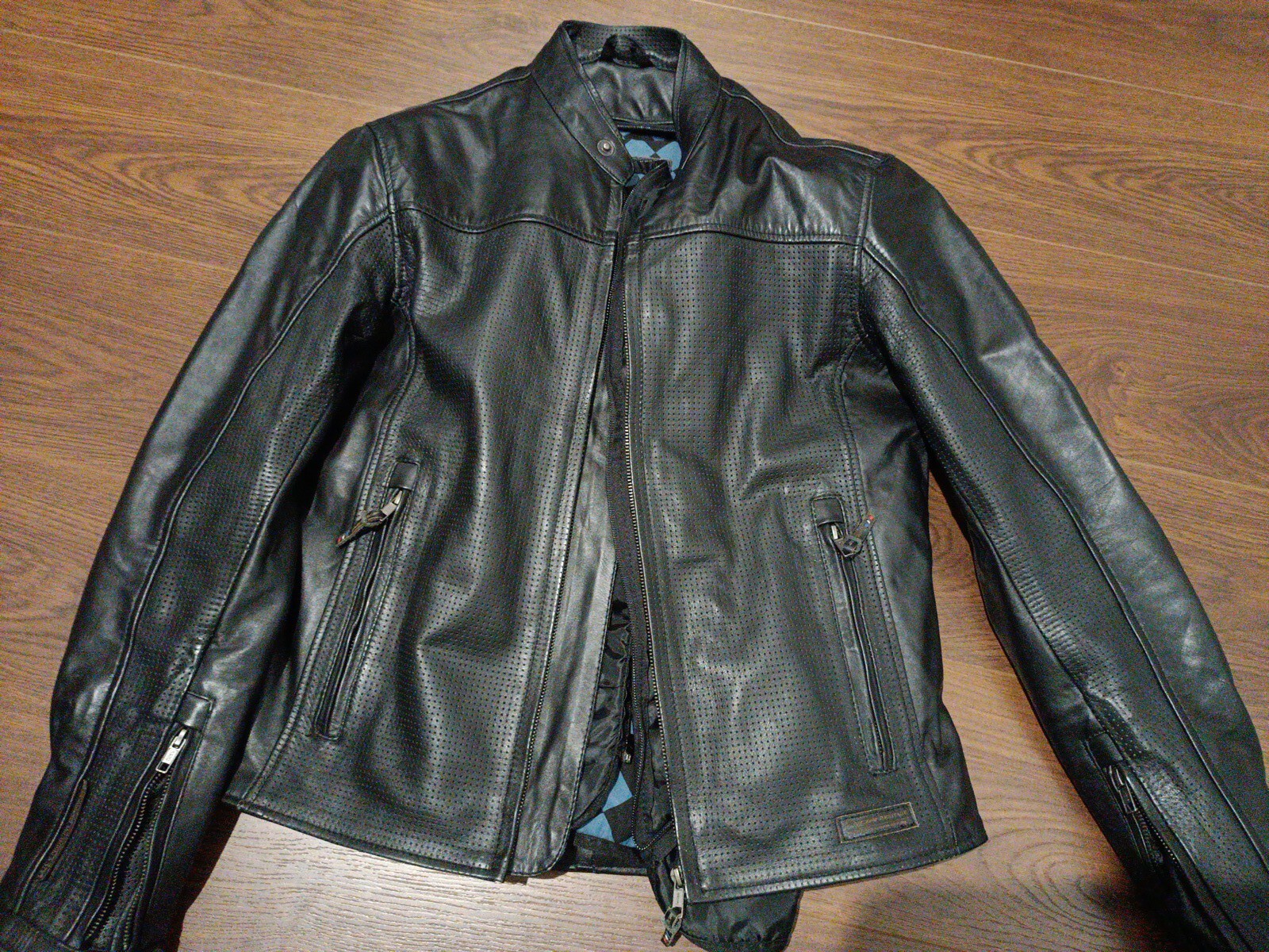 Ixon Crank Air Leather Jacket Black size medium EU48 eBay