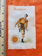 ANTIQUE C1910 S22 MURAD CIGARETTES TOBACCO SILK  Syracuse UNIVERSITY Football