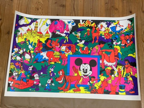 Disneyland Memorial Orgia / Psychodeliczny plakat Wally Wood z Japonii używany  - Zdjęcie 1 z 8