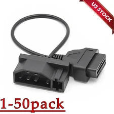 For Ford Engine Repair Tool 7 Pin OBD1 to OBD2 Cable Adapter Code Reader Scanner