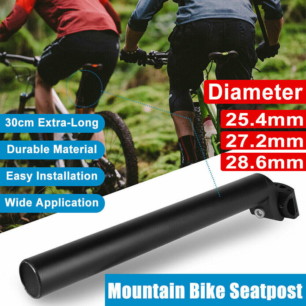 Mountain Bike Seat Post Saddle Tube 25.4/27.2/28.6mm MTB Road Bicycle