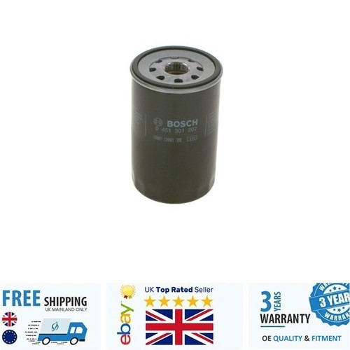 Brand New Oil Filter 0451301207 07W115561 BOSCH - Genuine - Picture 1 of 6