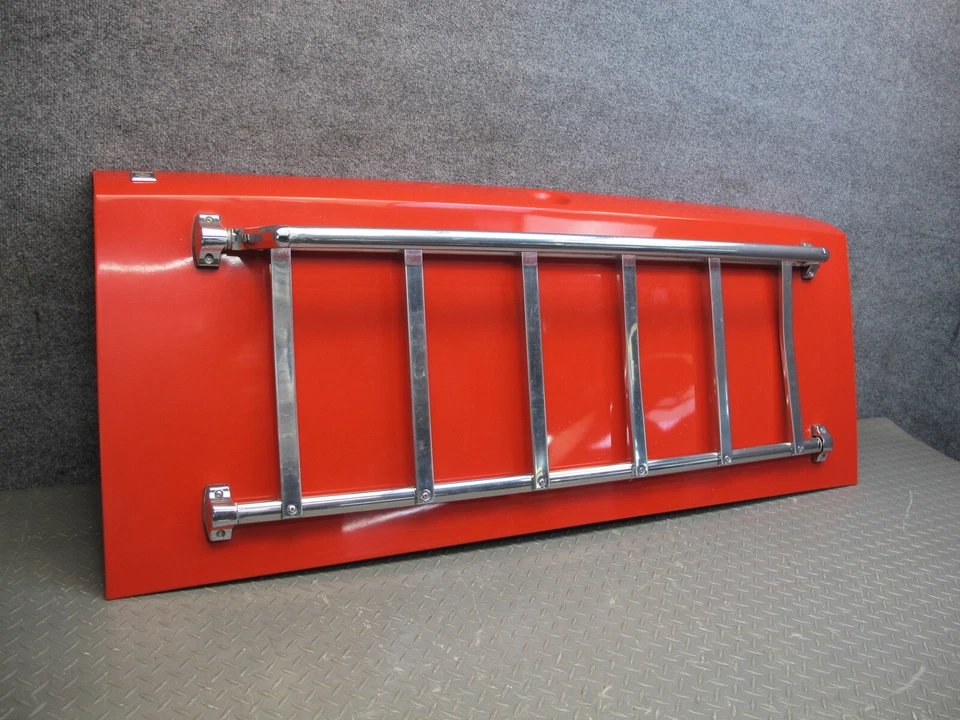 🥇75-82 TRIUMPH TR7 TAPA MALETERO TRASERO CUBIERTA PANEL ROJO OEM Foto 2 de 4