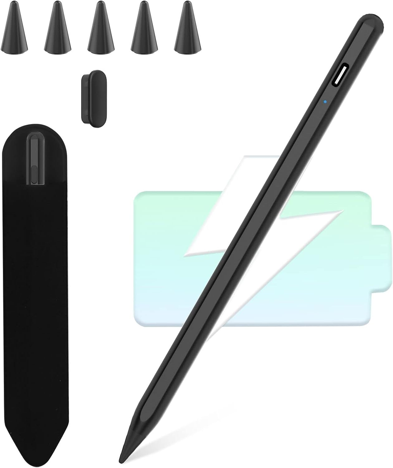 Stylus Pen for iPad 9th 10th 11th Gen with Palm Rejection and Fast Charging