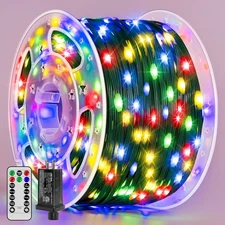 Christmas Lights 1200 LED 394 FT, Waterproof Outdoor String Lights with 8 Modes,