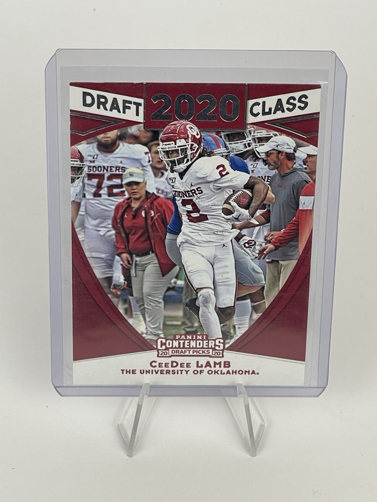 2020 Panini Contenders Draft Picks #6 CeeDee Lamb Draft Class Dallas Cowboys