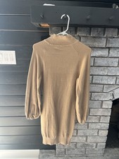 Express Tan Sweater Dress, Size S