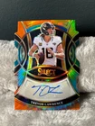 2025 Panini Select Trevor Lawrence - Die-Cut Auto - Tie-Dye Prizm /25