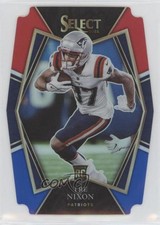2021 Panini Select Premier Level Red & Blue Prizm Die-Cut Tre Nixon #199 00q0