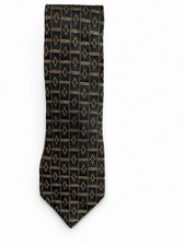 Roundtree & Yorke 100% Silk Handmade Geometric Men’s Tie | Made in USA