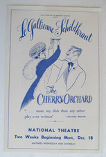 The Cherry Orchard - Advertising Flyer/Handbill - 1944 - Hirschfeld, Le Galliene